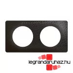 Legrand Céliane kettes keret, fekete meteor, Legrand CP0702