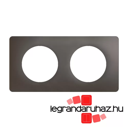 Legrand Céliane kettes keret, hamuszürke, Legrand CP1002