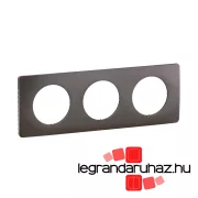 Legrand Céliane hármas keret, hamuszürke, Legrand CP1003