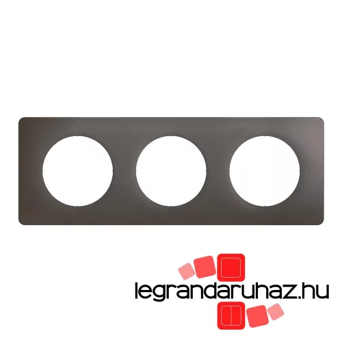 Legrand Céliane hármas keret, hamuszürke, Legrand CP1003