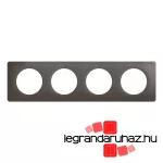 Legrand Céliane négyes keret, hamuszürke, Legrand CP1004