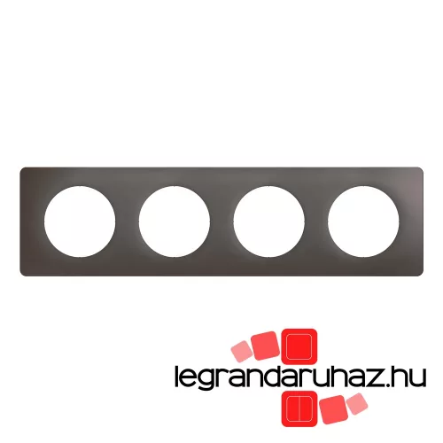 Legrand Céliane négyes keret, hamuszürke, Legrand CP1004