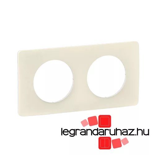 Legrand Céliane kettes keret, mandulafehér, Legrand CP1102