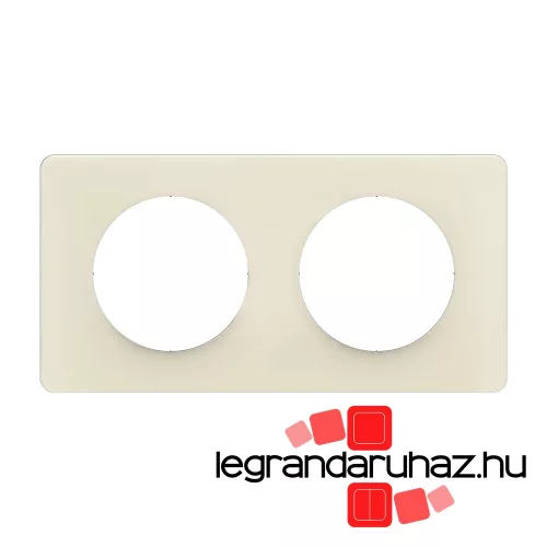 Legrand Céliane kettes keret, mandulafehér, Legrand CP1102