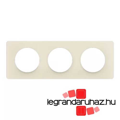Legrand Céliane hármas keret, mandulafehér, Legrand CP1103