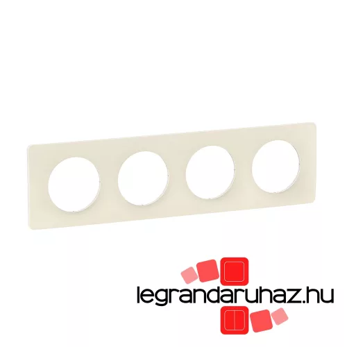 Legrand Céliane négyes keret, mandulafehér, Legrand CP1104