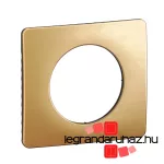 Legrand Céliane egyes keret selyemfényű réz, Legrand CP1201