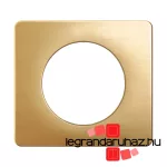 Legrand Céliane egyes keret selyemfényű réz, Legrand CP1201