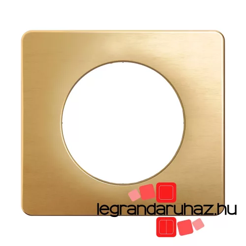 Legrand Céliane egyes keret selyemfényű réz, Legrand CP1201