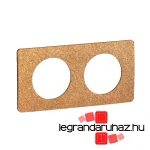 Legrand Céliane kettes keret, parafa, Legrand CP1302