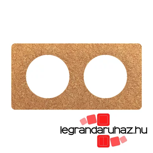 Legrand Céliane kettes keret, parafa, Legrand CP1302