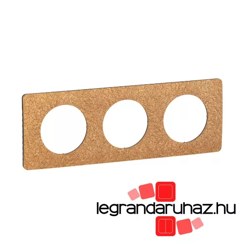 Legrand Céliane hármas keret, parafa, Legrand CP1303