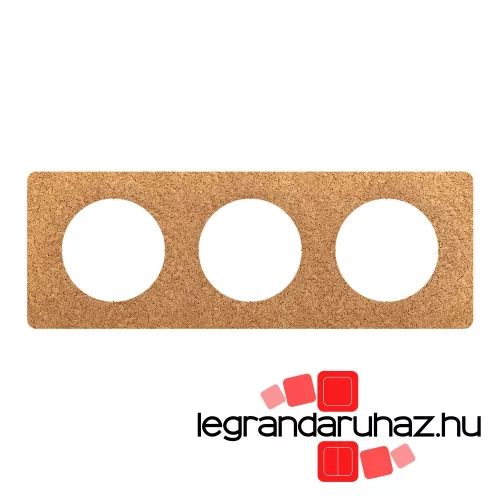 Legrand Céliane hármas keret, parafa, Legrand CP1303