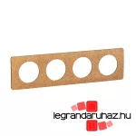 Legrand Céliane négyes keret, parafa, Legrand CP1304