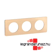 Legrand Céliane hármas keret, bükkfa, Legrand CP1403