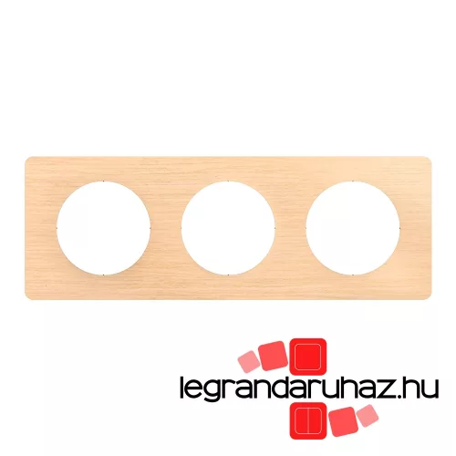 Legrand Céliane hármas keret, bükkfa, Legrand CP1403