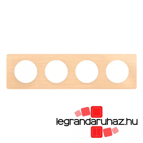 Legrand Céliane négyes keret, bükkfa, Legrand CP1404