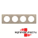 Legrand Céliane négyes keret, filc, Legrand CP1504