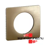 Legrand Céliane egyes keret, selyemfényű bronz, Legrand CP1601