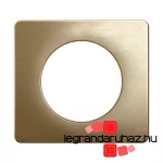 Legrand Céliane egyes keret, selyemfényű bronz, Legrand CP1601