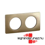Legrand Céliane kettes keret, selyemfényű bronz, Legrand CP1602