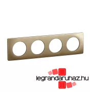   Legrand Céliane négyes keret, selyemfényű bronz, Legrand CP1604