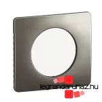 Legrand Céliane egyes keret, selyemfényű acél, Legrand CP1801