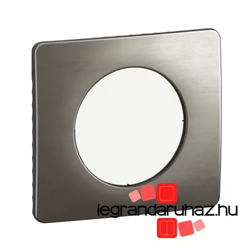Legrand Céliane egyes keret, selyemfényű acél, Legrand CP1801