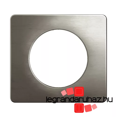 Legrand Céliane egyes keret, selyemfényű acél, Legrand CP1801