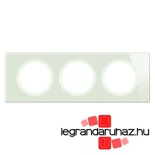 Legrand Céliane hármas keret, fehéropál, Legrand CP2003