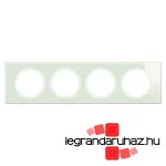 Legrand Céliane négyes keret, fehéropál, Legrand CP2004