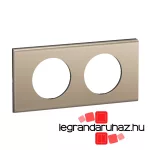 Legrand Céliane kettes keret, selyemfényű nikkel, Legrand CP2102