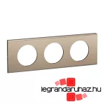 Legrand Céliane hármas keret, selyemfényű nikkel, Legrand CP2103