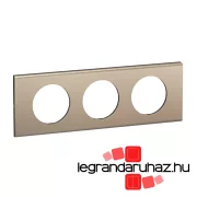   Legrand Céliane hármas keret, selyemfényű nikkel, Legrand CP2103