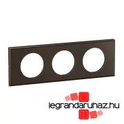   Legrand Céliane hármas keret, selyemfényű sötét nikkel, Legrand CP2203