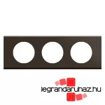 Legrand Céliane hármas keret, selyemfényű sötét nikkel, Legrand CP2203