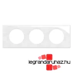 Legrand Céliane hármas keret, Limoges porcelán, Legrand CP2303