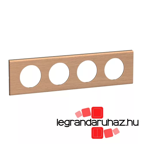 Legrand Céliane négyes keret, tölgyfa, Legrand CP2404