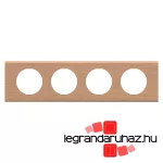 Legrand Céliane négyes keret, tölgyfa, Legrand CP2404