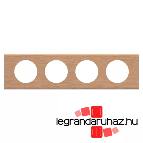 Legrand Céliane négyes keret, tölgyfa, Legrand CP2404