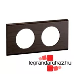 Legrand Céliane kettes keret, wenge fa, Legrand CP2502