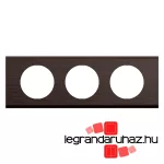 Legrand Céliane hármas keret, wenge fa, Legrand CP2503