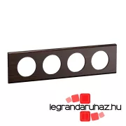 Legrand Céliane négyes keret, wenge fa, Legrand CP2504