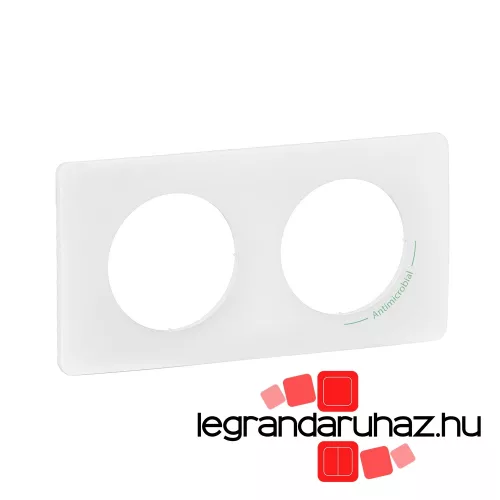 Legrand Céliane kettes keret, antimikrobiális, fehér, Legrand CP2602