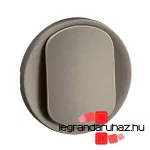 Legrand Céliane széles billentyű, burkolat, titánium, Legrand CT0001