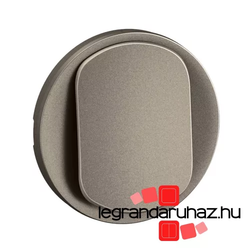 Legrand Céliane széles billentyű, burkolat, titánium, Legrand CT0001