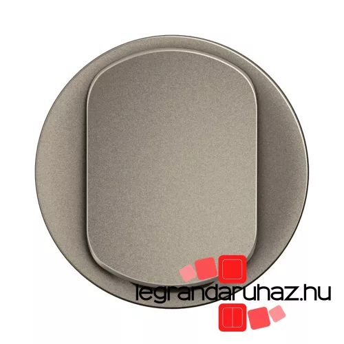 Legrand Céliane széles billentyű, burkolat, titánium, Legrand CT0001