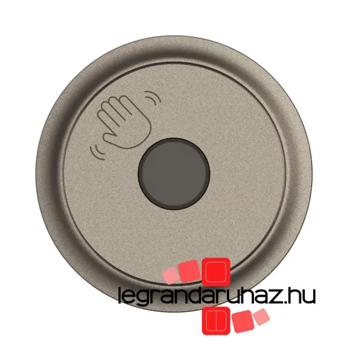 Legrand Céliane szenzoros kapcsoló burkolat, titán, Legrand CT0003