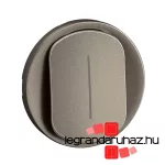 Legrand Céliane széles billentyű, mellső fényjelzős, váltókapcsolóhoz/nyomóhoz, burkolat, titánium, Legrand CT0007