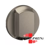 Legrand Céliane húzókapcsoló/nyomó burkolat, titánium, Legrand CT0008